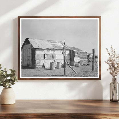 Vintage House Made from Scrap Materials Texas 1939