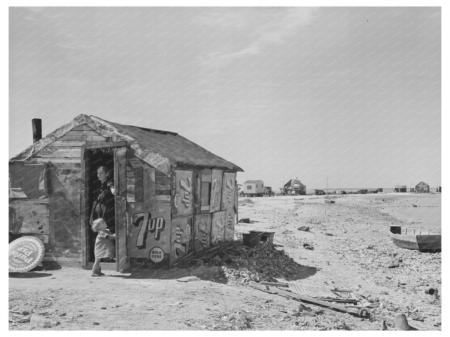 War Veteran Shack Nueces Bay Corpus Christi Texas 1939