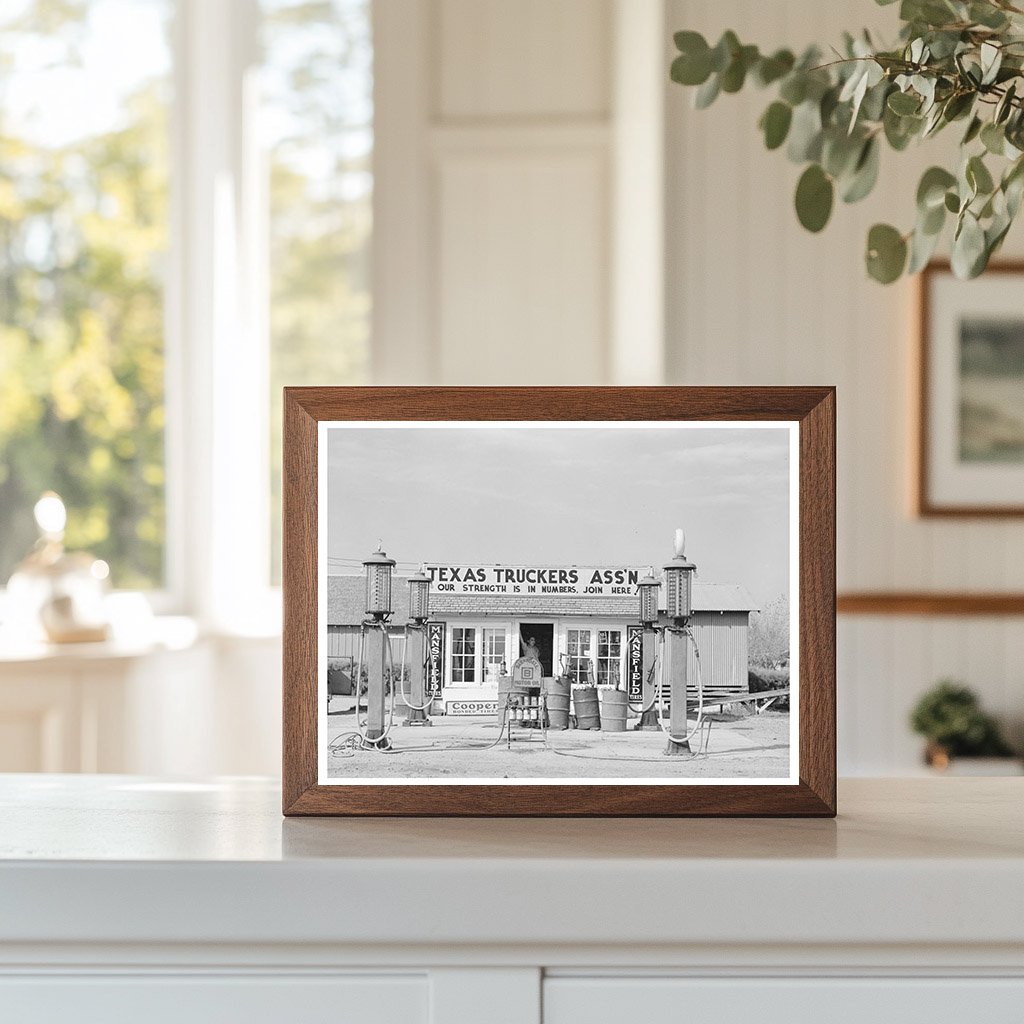 Gas Station in Edcouch Texas February 1939