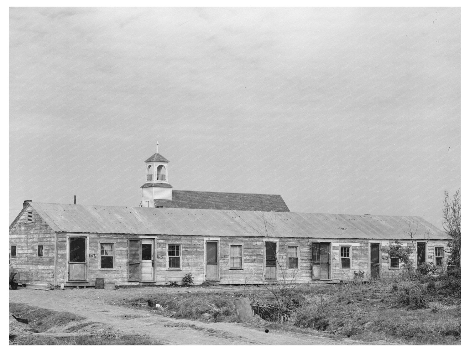 Vintage Mexican Housing in Edcouch Texas February 1939