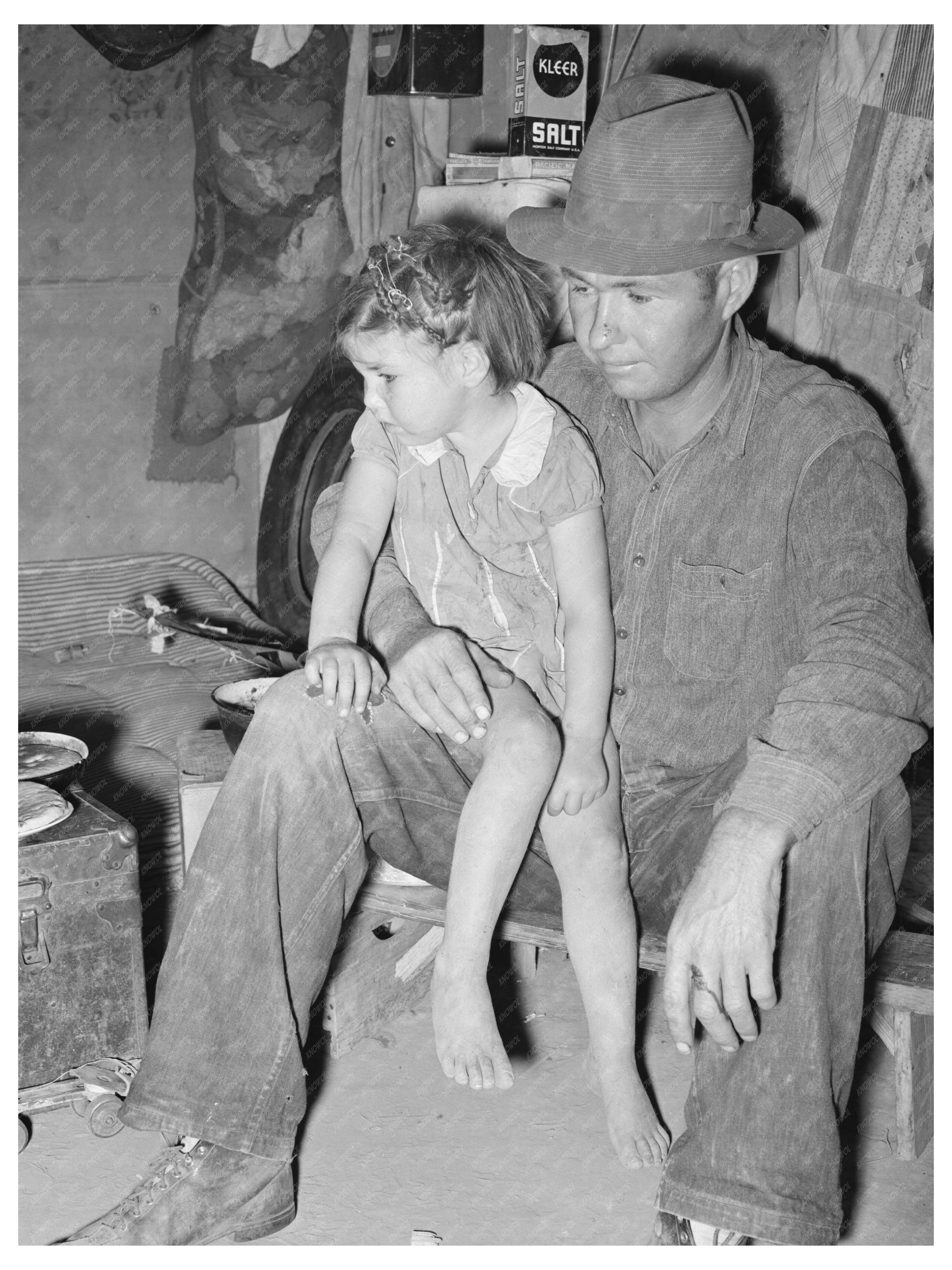 Migrant Father and Daughter in Edinburg Texas 1939