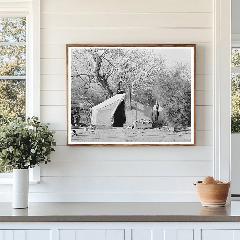 Migrant Workers Camp in Harlingen Texas February 1939