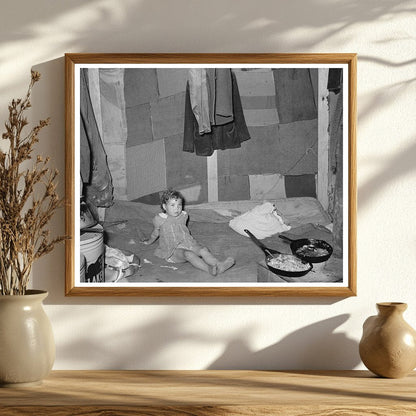 Migrant Family Tent Interior Edinburg Texas 1939