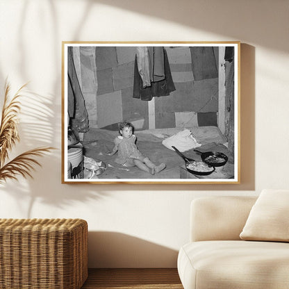 Migrant Family Tent Interior Edinburg Texas 1939