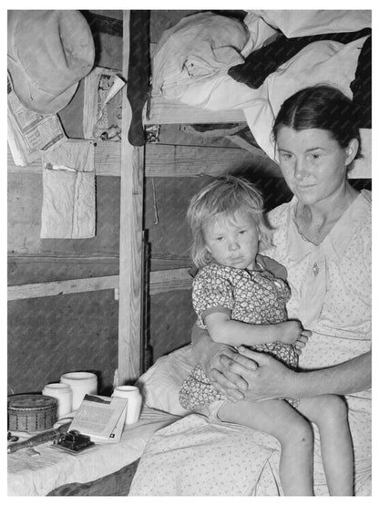 Mother and Child in Trailer Home Edinburg Texas 1939