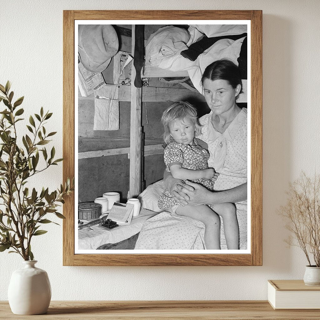 Mother and Child in Trailer Home Edinburg Texas 1939