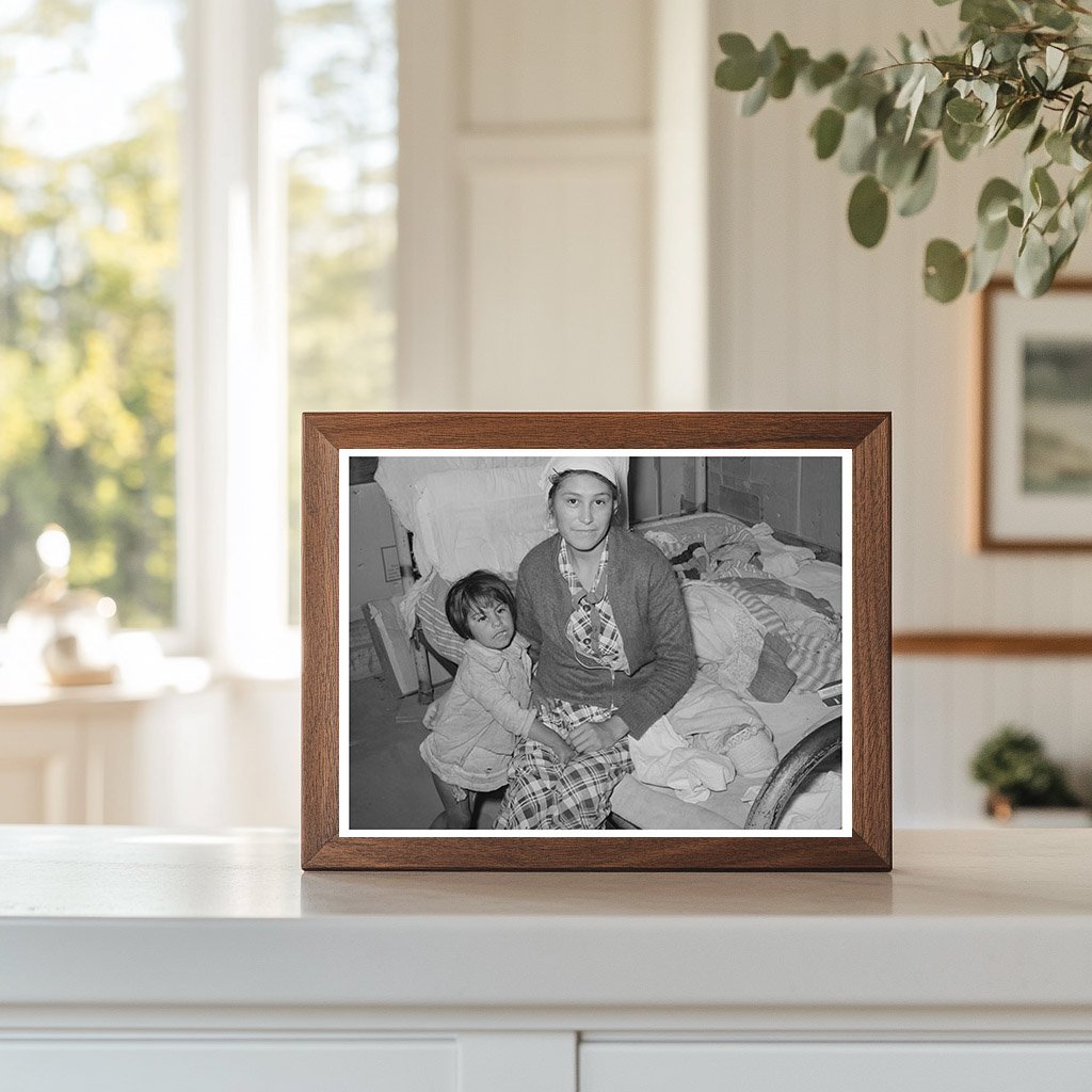 Mexican Mother and Baby in Crystal City Texas 1939