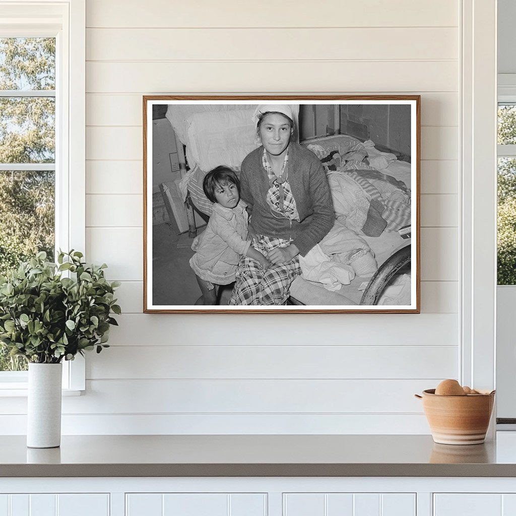 Mexican Mother and Baby in Crystal City Texas 1939