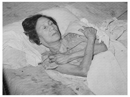 Mexican Woman with Arthritis in Bed March 1939
