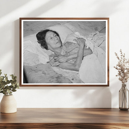 Mexican Woman with Arthritis in Bed March 1939