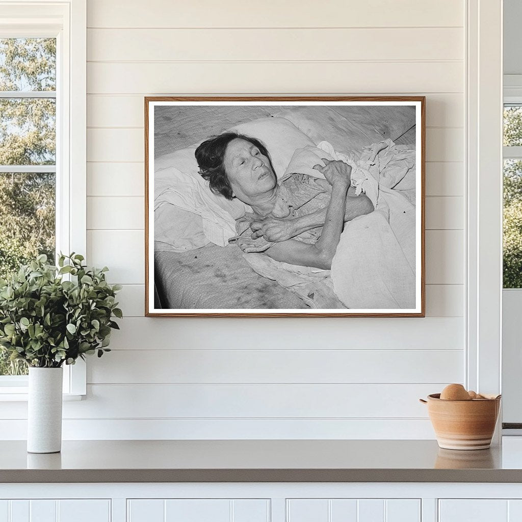 Mexican Woman with Arthritis in Bed March 1939