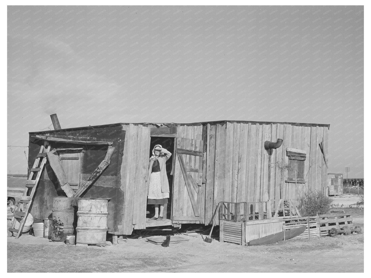 Fisherman Squatter Home Nueces Bay Texas 1939