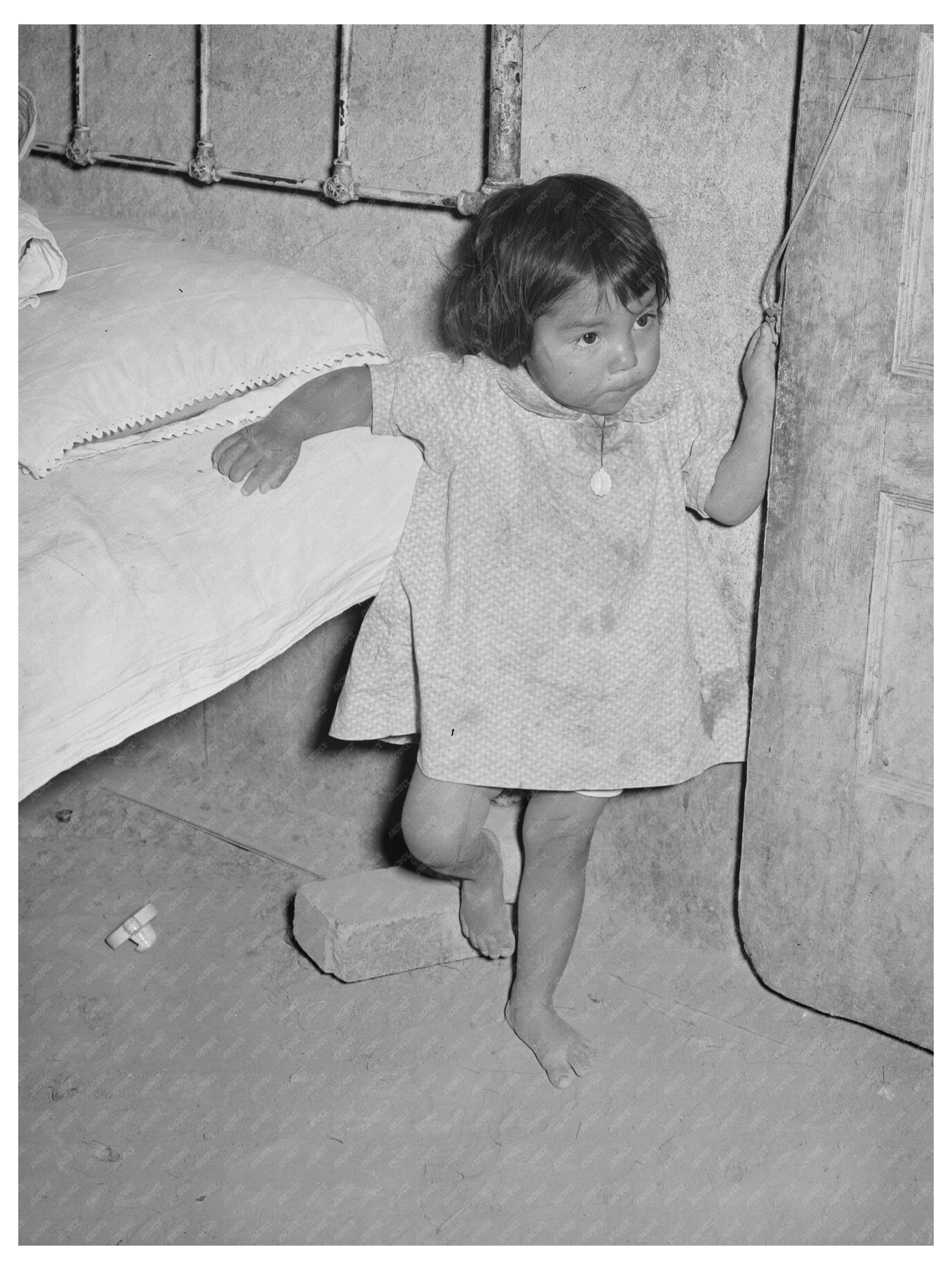 Mexican Child in Crystal City Texas March 1939