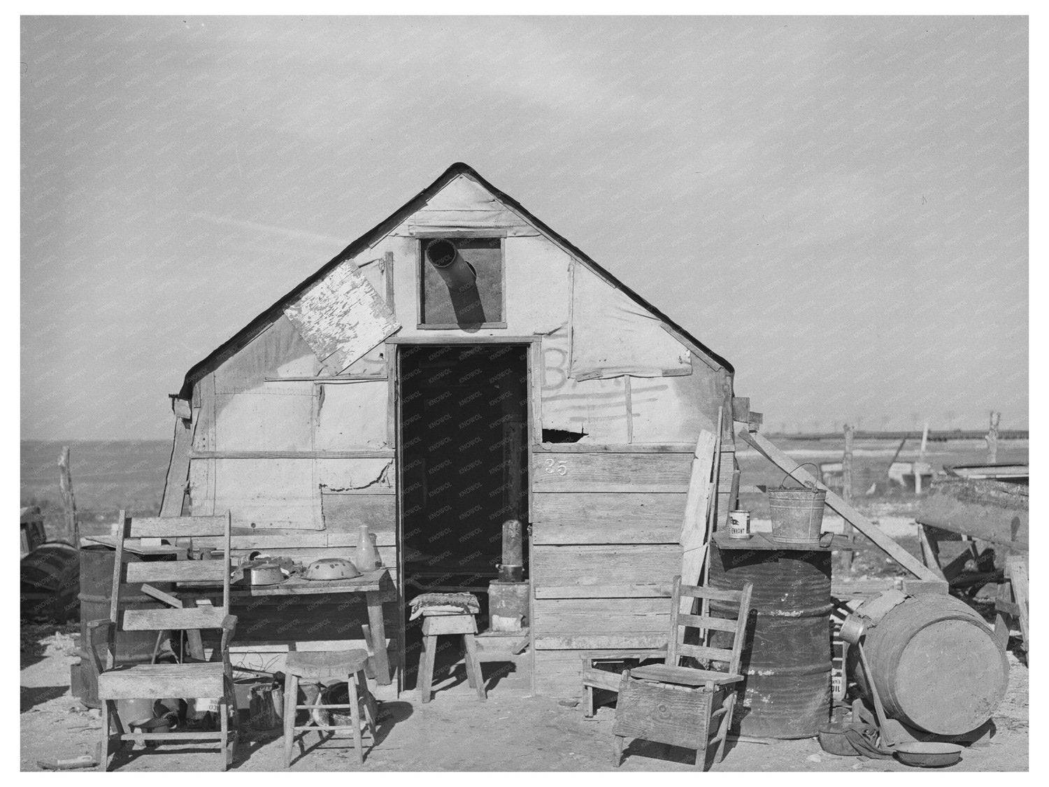 Squatter Home on Nueces Bay Corpus Christi 1939