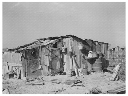 Mexican Day Laborers Home in Zavala County 1939