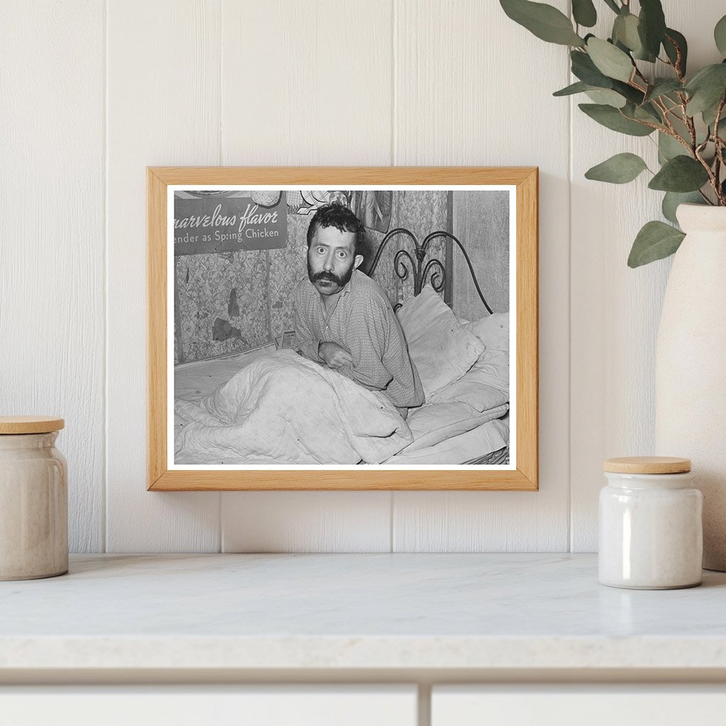 Vintage 1939 Image of Tuberculosis Patient in Texas