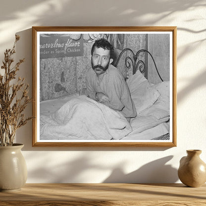 Vintage 1939 Image of Tuberculosis Patient in Texas