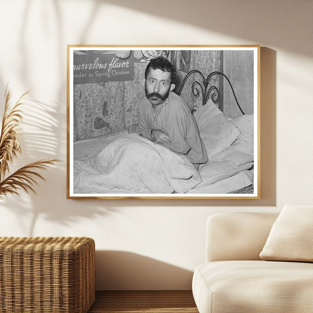 Vintage 1939 Image of Tuberculosis Patient in Texas