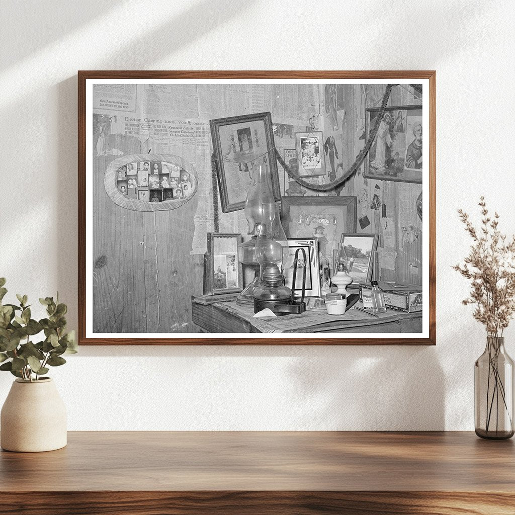 Mexican Living Room in Crystal City Texas 1939