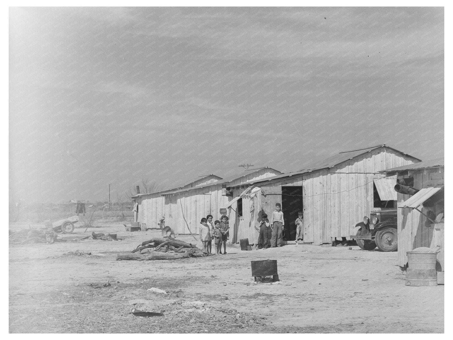 Mexican Day Laborer Homes in Crystal City Texas 1939