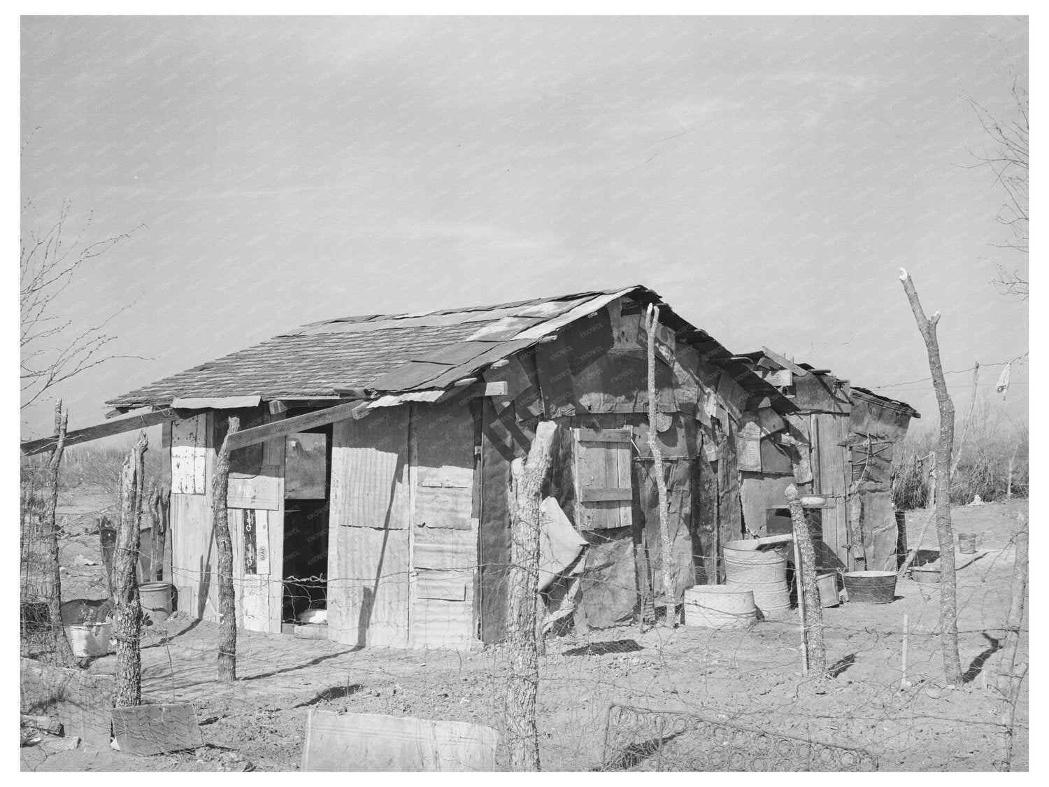 Mexican Family Home in Crystal City Texas 1939