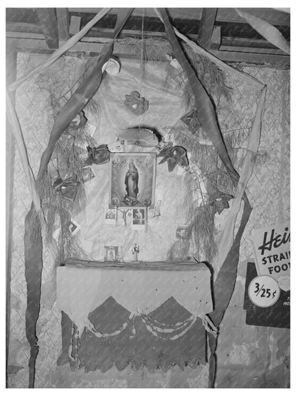 Mexican Household Shrine Crystal City Texas 1939