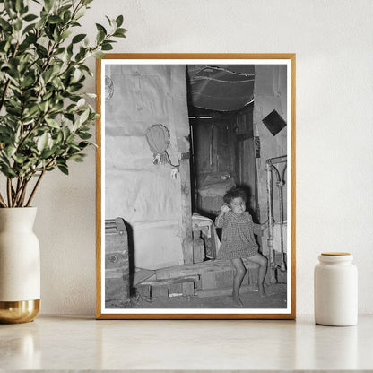 Mexican Child in Doorway of San Antonio Home 1939