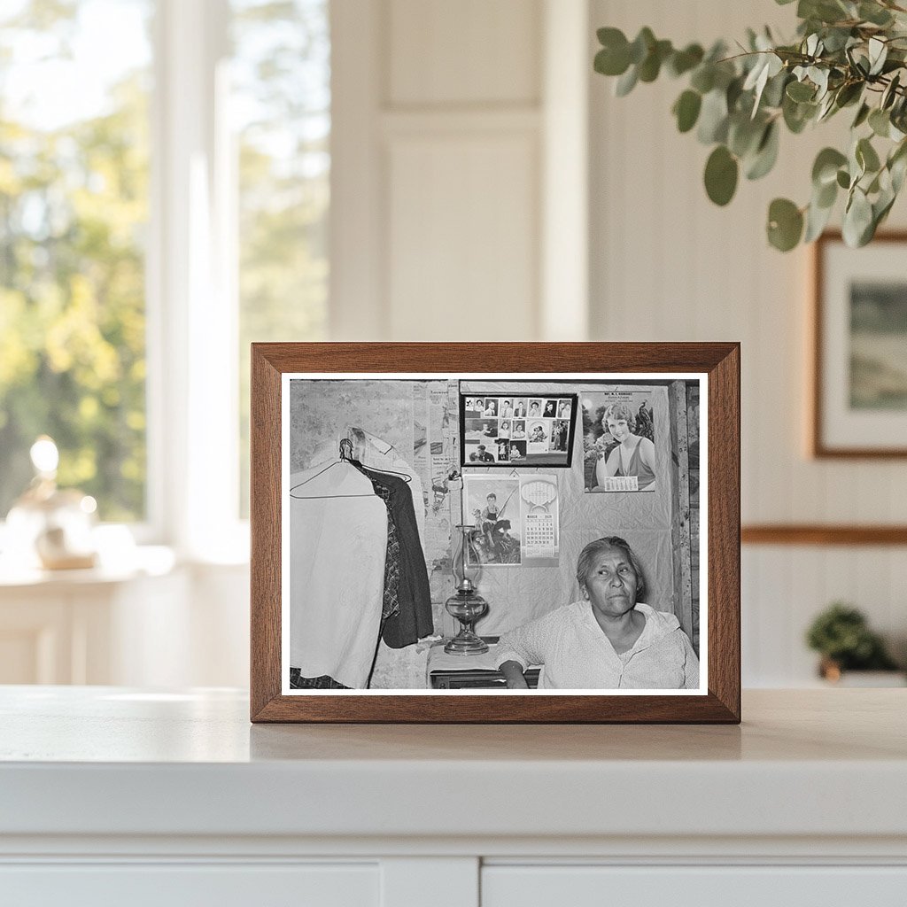 Mexican Woman at Home San Antonio Texas 1939