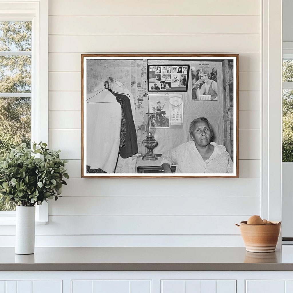 Mexican Woman at Home San Antonio Texas 1939