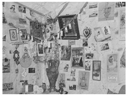 Vintage 1939 Mexican House Living Room in San Antonio Texas