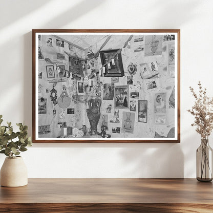 Vintage 1939 Mexican House Living Room in San Antonio Texas