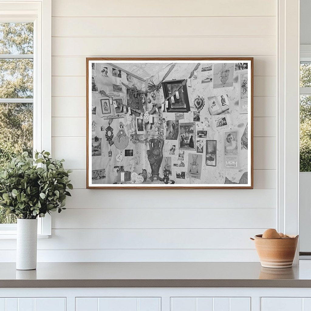 Vintage 1939 Mexican House Living Room in San Antonio Texas