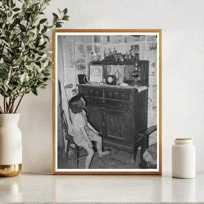 Mexican House Interior in San Antonio Texas 1939