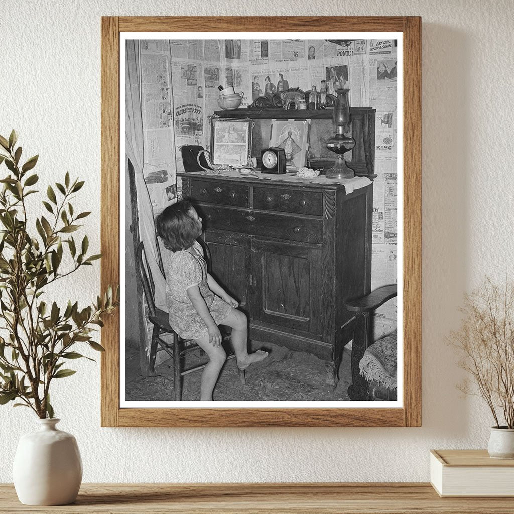 Mexican House Interior in San Antonio Texas 1939