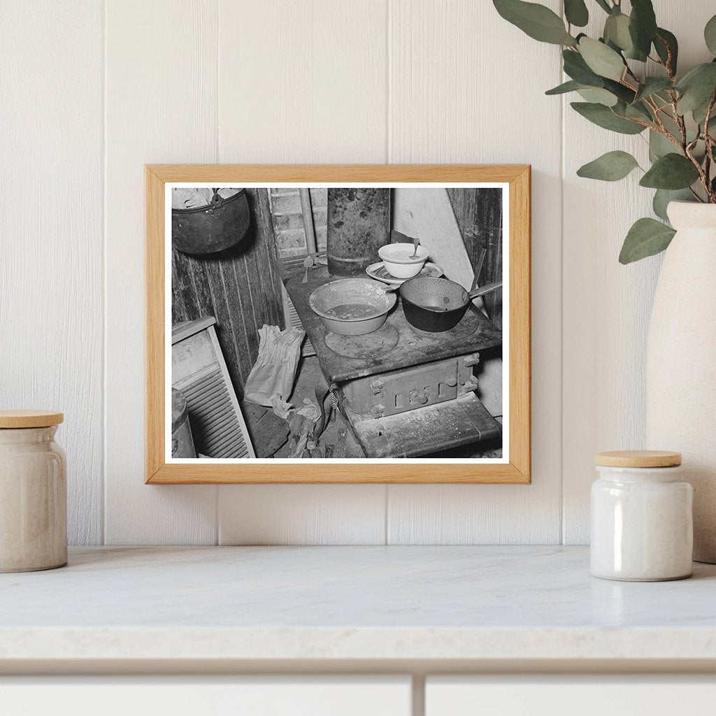 Vintage Kitchen of Mexican Family San Antonio Texas 1939