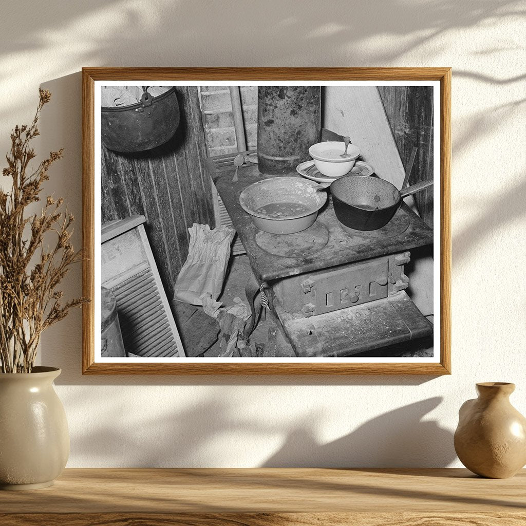 Vintage Kitchen of Mexican Family San Antonio Texas 1939
