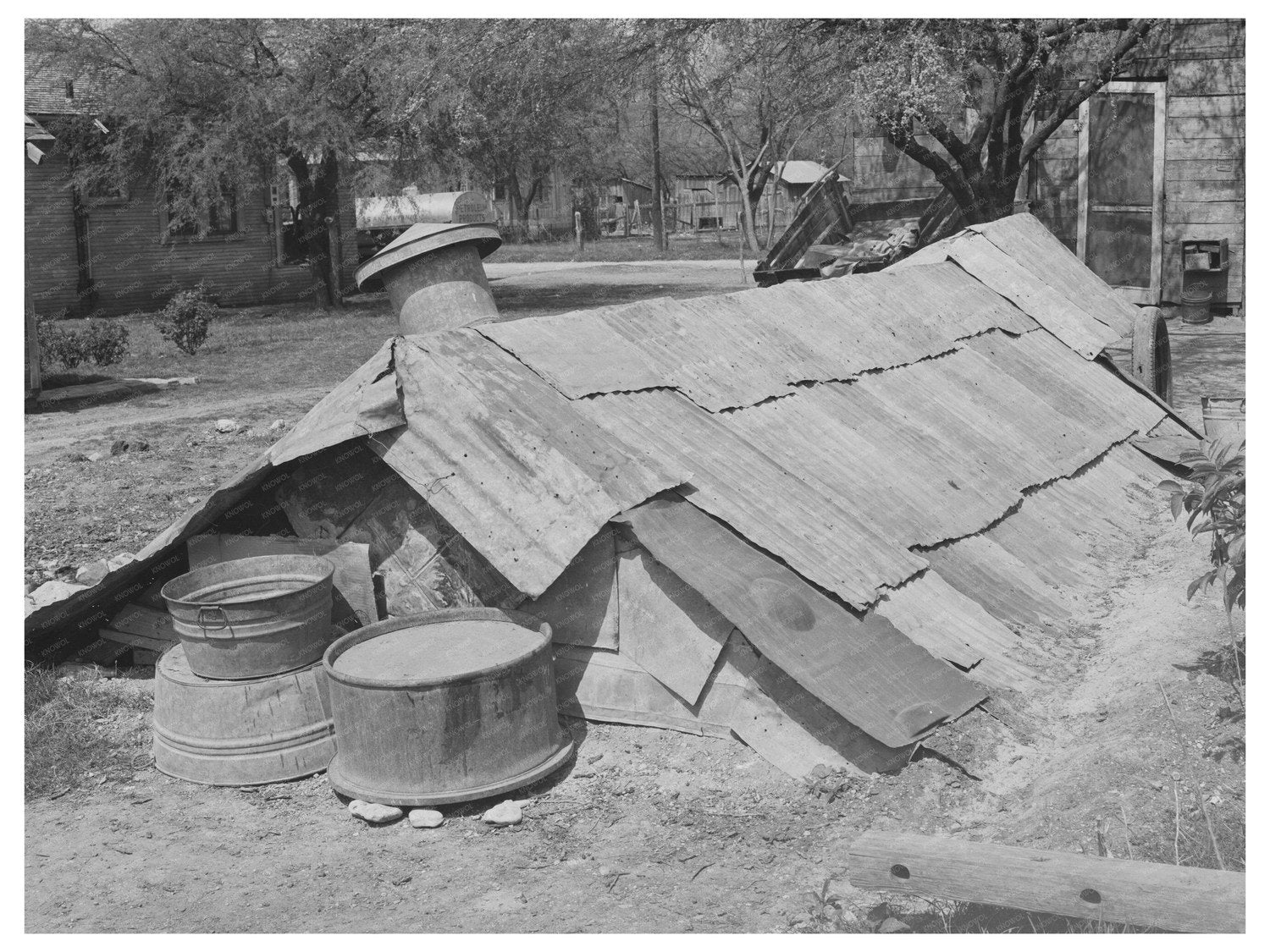 Underground Storage Cellar San Antonio Texas 1939