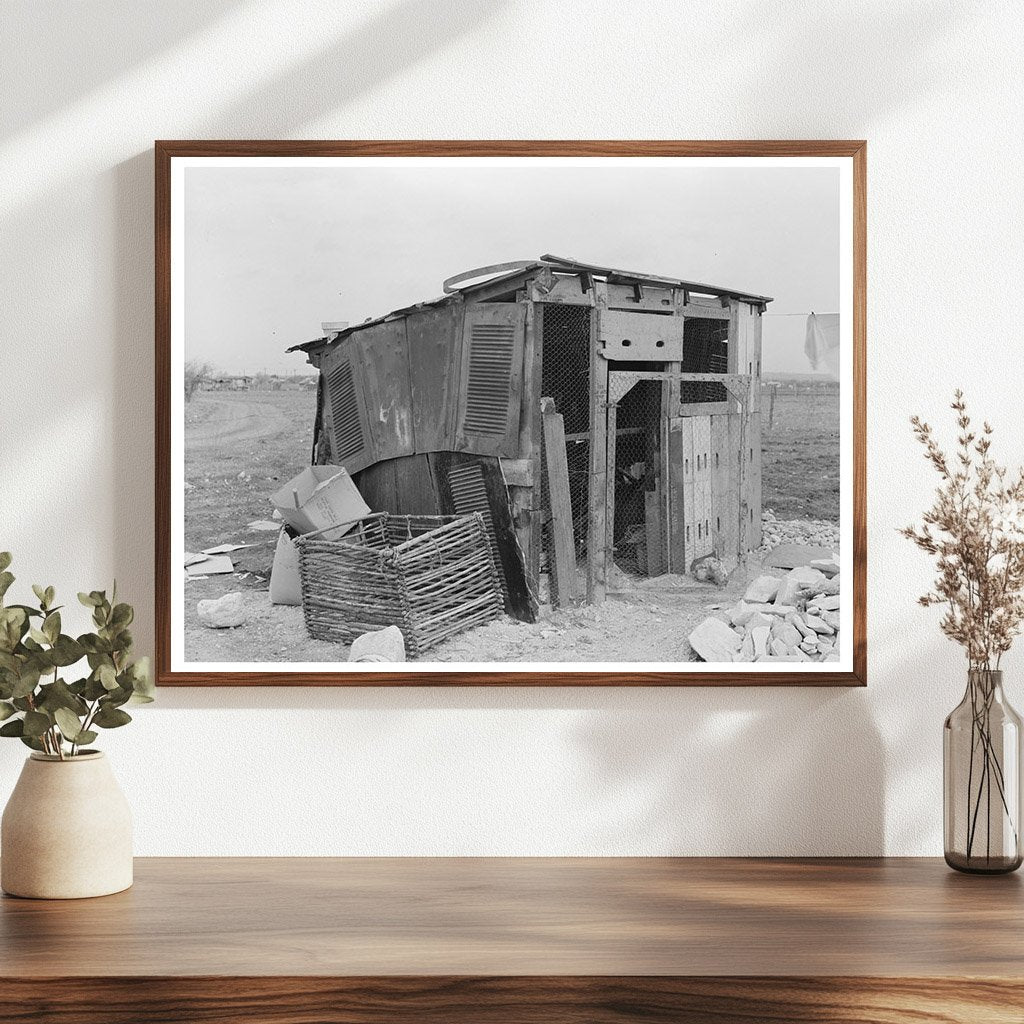 Vintage Chicken House Made from Car Parts San Antonio 1939