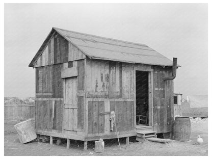 House Made from Airplane Engine Crates San Antonio 1939