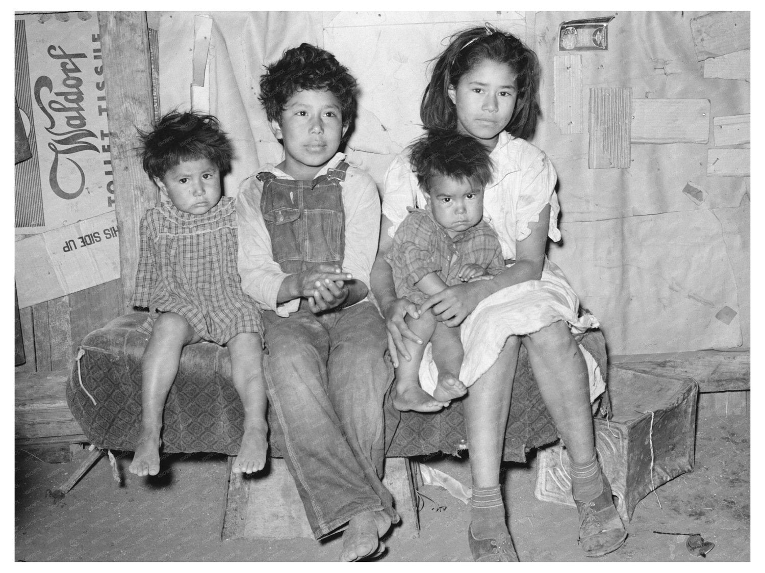 Mexican Children in San Antonio Bexar County 1939