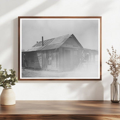 Mexican Family Home in San Antonio 1939 Vintage Photo
