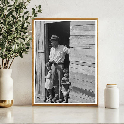 Mexican Family in Doorway San Antonio Texas March 1939