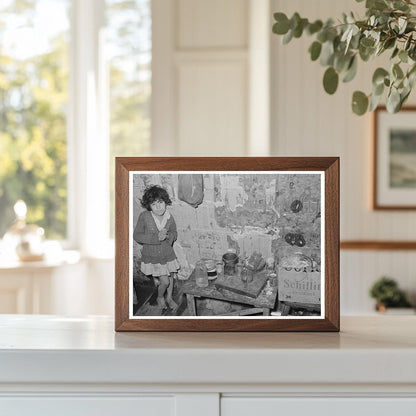 Mexican Girl in San Antonio Kitchen 1939