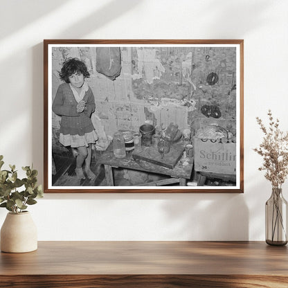 Mexican Girl in San Antonio Kitchen 1939
