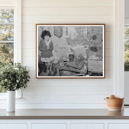Mexican Girl in San Antonio Kitchen 1939