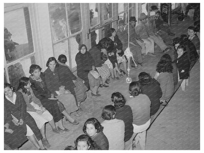 Mexican Pecan Workers in Union Hall San Antonio 1939