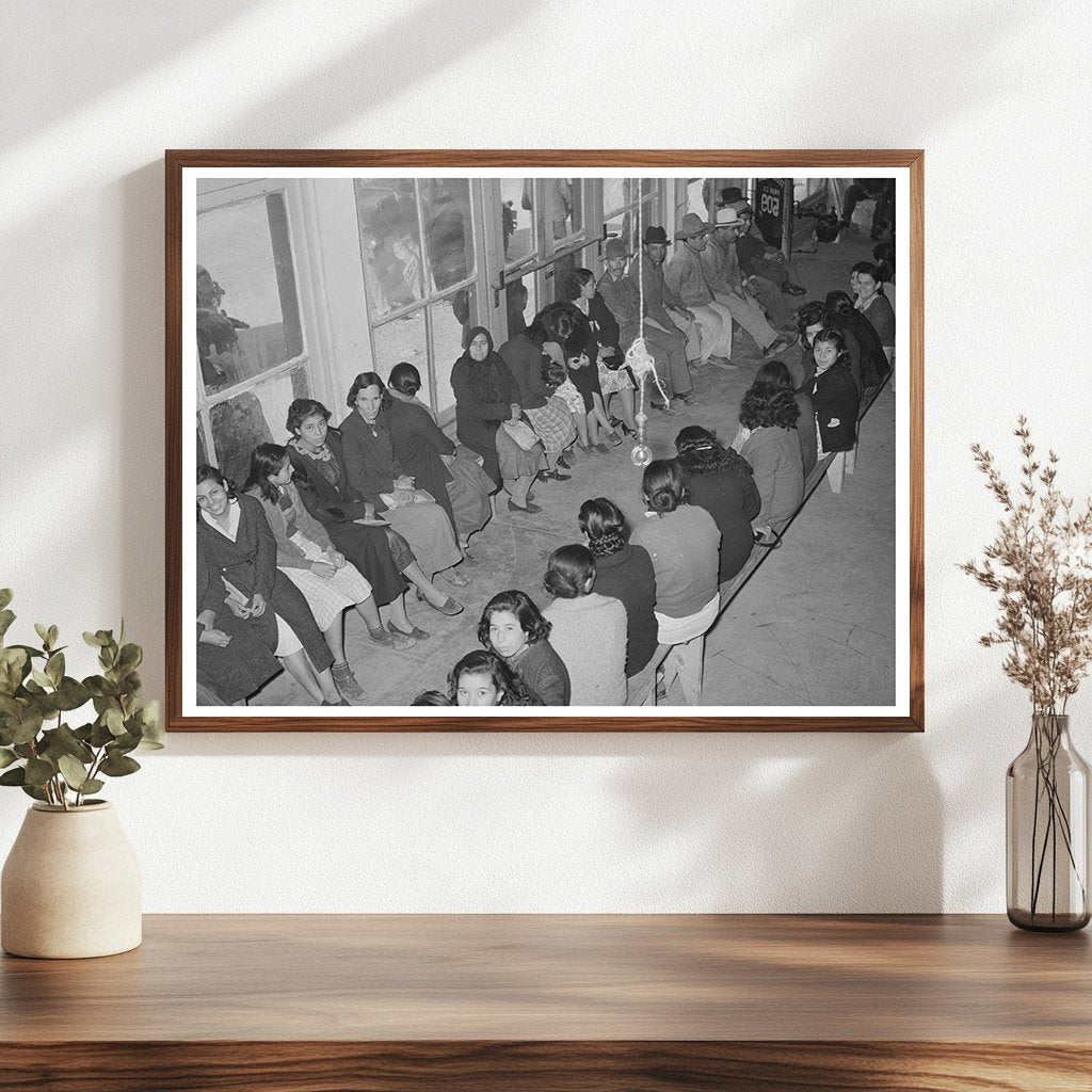 Mexican Pecan Workers in Union Hall San Antonio 1939