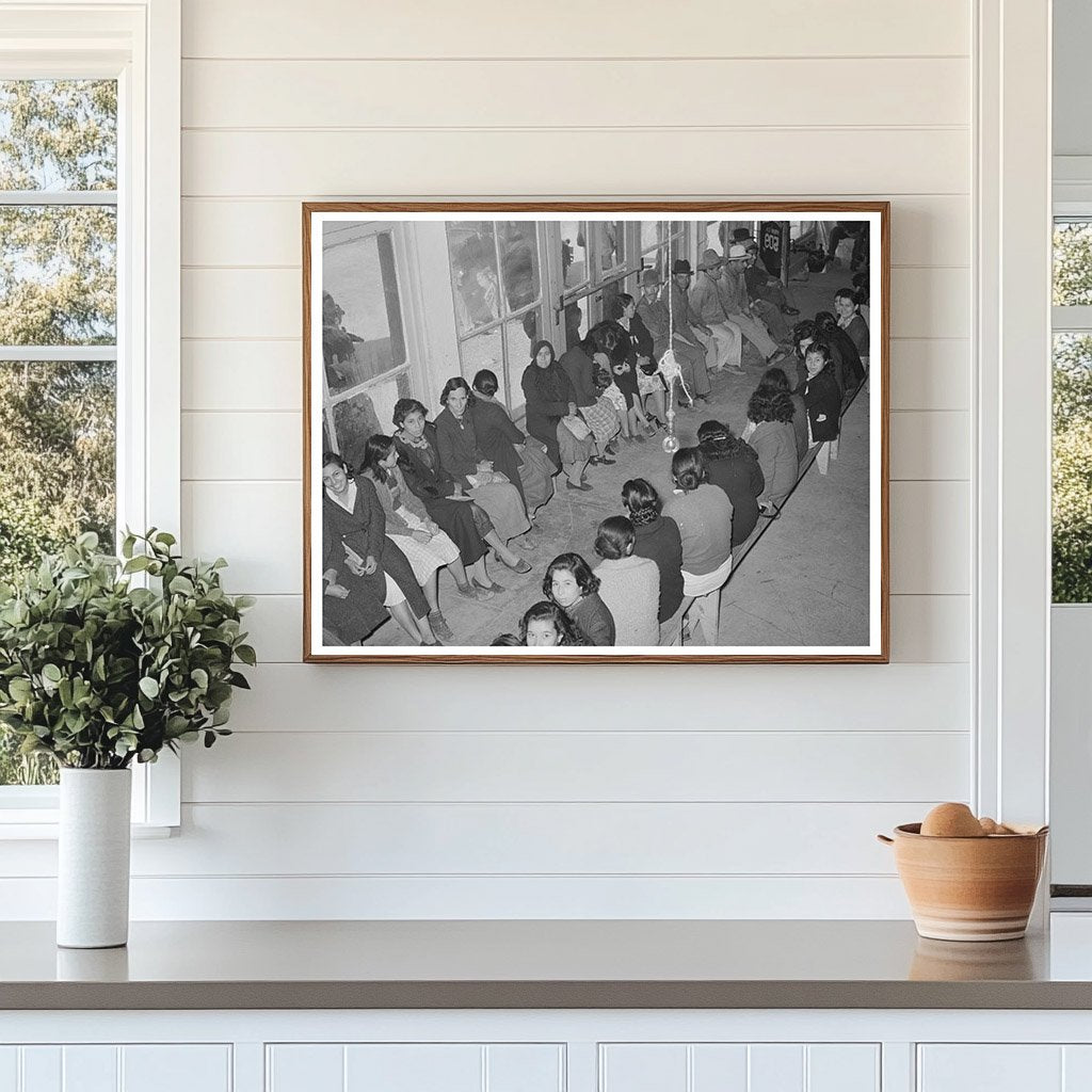 Mexican Pecan Workers in Union Hall San Antonio 1939