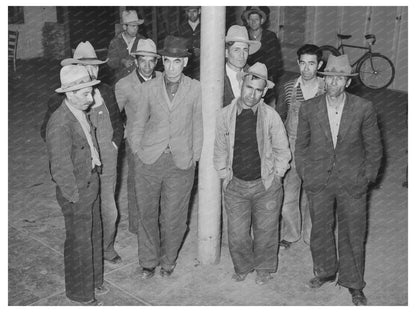 Mexican Pecan Workers in San Antonio Texas 1939