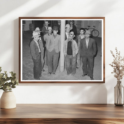 Mexican Pecan Workers in San Antonio Texas 1939